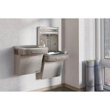 ezH2O Bottle Filling Station and Versatile Bi-Level ADA Cooler, High Efficiecny Non-Filtered Refrigerated Light Gray