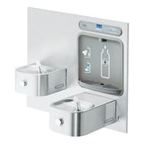 Elkay - ezH2O Bottle Filling Station and Integral Soft Sides Fountain, Non-Filtered Non-Refrigerated Stainless - Stainless Steel