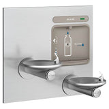Elkay - ezH2O Bottle Filling Station with Bi-Level Integral SwirlFlo Fountain, Non-Filtered Non-Refrigerated Stainless - Stainless Steel