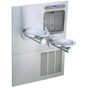 Elkay - ezH2O Bottle Filling Station with Bi-Level Integral SwirlFlo Fountain, Refrigerated Non-Filtered Refrigerated Stainless - Stainless Steel