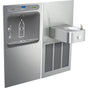 Elkay - ezH2O Bottle Filling Station and Soft Sides Single Fountain, Non-Filtered Refrigerated Stainless - Stainless Steel