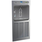 Elkay - ezH2O In-Wall Bottle Filling Station with Mounting Frame, Non-Filtered Refrigerated Stainless - Stainless Steel