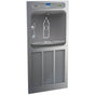 Elkay - ezH2O In-Wall Bottle Filling Station, High Efficiency Non-Filtered Refrigerated Stainless - Stainless Steel
