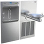 Elkay - ezH2O Bottle Filling Station and SwirlFlo Single Fountain, High Efficiency Non-Filtered Refrigerated Stainless - Stainless Steel