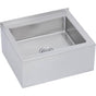 Elkay - Mop Sink, 24X20 OA, 20X16 Bowl, 6'' Deep, 3.5'' Drain, 16 GA Bowl 18 Skirt, 300 Series SS, NSF - No.4 Finish