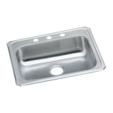 Elkay - 20 Gauge Stainless Steel 25'' x 21.25'' x 5.375'' Single Bowl Drop-in Kitchen Sink - Brushed Satin