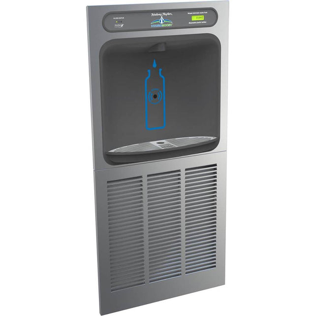 Elkay - Halsey Taylor HydroBoost In-Wall Bottle Filling Station, Filtered 8 GPH Stainless - Stainless Steel