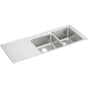 Elkay - 18 Gauge Stainless Steel 54'' x 22'' x 10'' Double Bowl Drop-in Kitchen Sink - Lustrous Satin