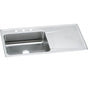 Elkay - 18 Gauge Stainless Steel 43'' x 22'' x 7.625'' Single Bowl Drop-in Kitchen Sink - Lustrous Satin