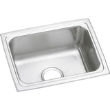 Elkay - 18 Gauge Stainless Steel 19'' x 15'' x 7.625'' Single Bowl Top Mount Kitchen Sink - Lustrous Satin