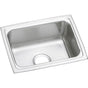 Elkay - 18 Gauge Stainless Steel 25'' x 19.5'' x 6.5'' Single Bowl Drop-in Kitchen Sink - Lustrous Satin