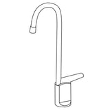 GLASS FILLER-PUSH LEVER