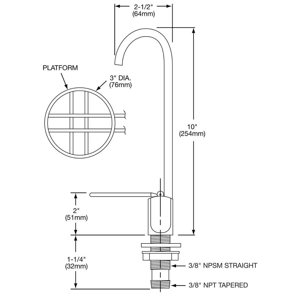 GLASS FILLER-PLATFORM