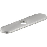 Elkay - Escutcheon, 3 Hole, Lustrous Steel (LS) - Lustrous Steel