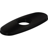 Elkay - Escutcheon, Bar Faucet, 3 Hole, Matte Black (MB) - Matte Black