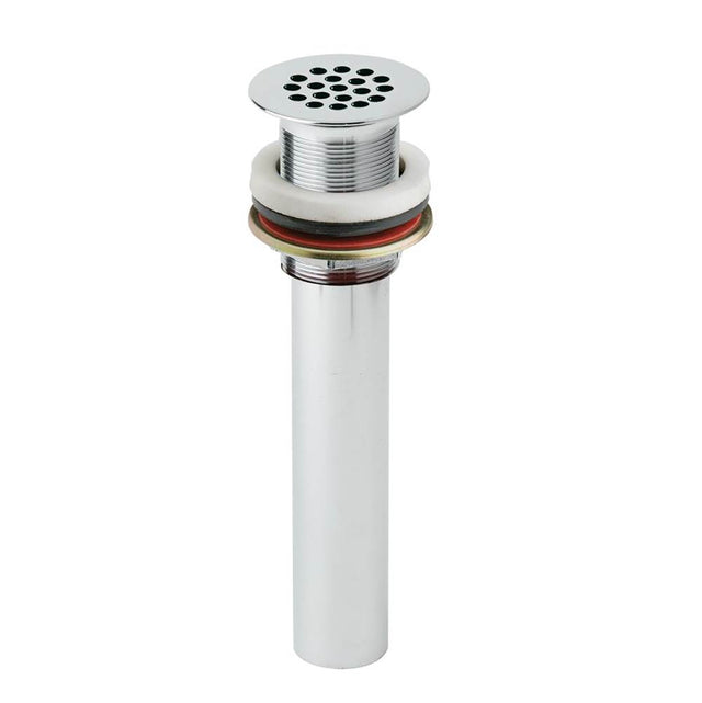 Elkay - 1-1/2'' Drain Fitting Chrome Plated Brass with Perforated Grid - Chrome