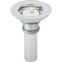 Elkay - 3-1/2'' Drain with Rubber Stopper - Polished Stainless Steel