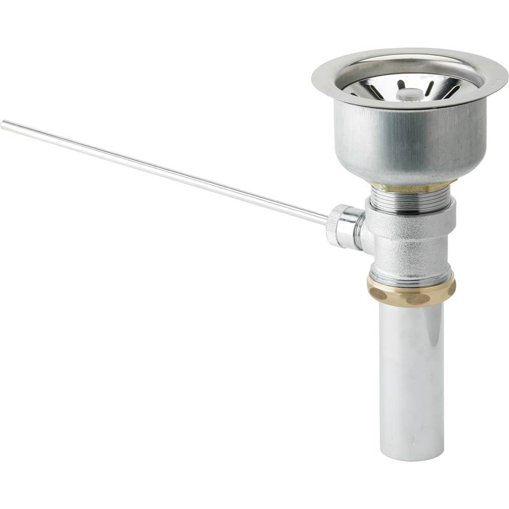 Elkay - 3-1/2'' Drain Fitting Lever Operated - Polished Stainless Steel