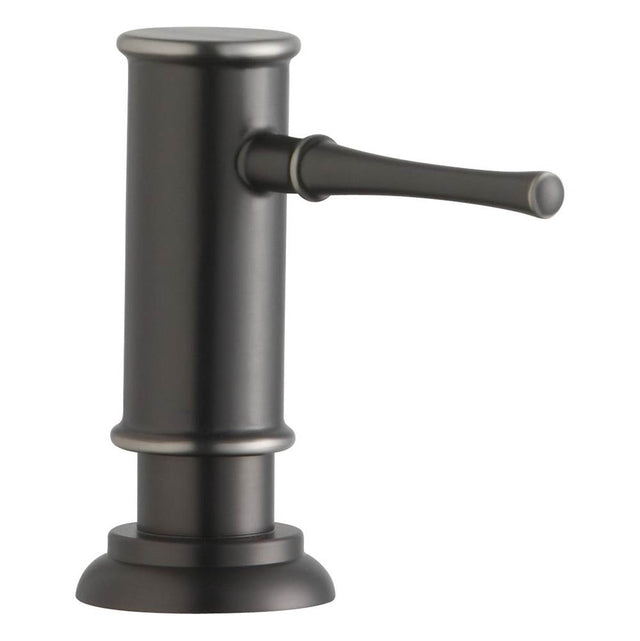 Elkay - 2-1/8'' x 5-1/16'' x 3-1/2'' Soap / Lotion Dispenser, Antique Steel (AS) - Antique Steel