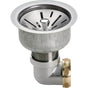 Elkay - 3-1/2'' Drain Fitting Type 304 Stainless Steel Body and Elbow - Polished Stainless Steel