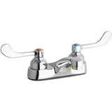 Elkay - DECK MNT 4IN CS, 1PC SPT, 1PC WRIST BLD HNDL, 4IN - Chrome