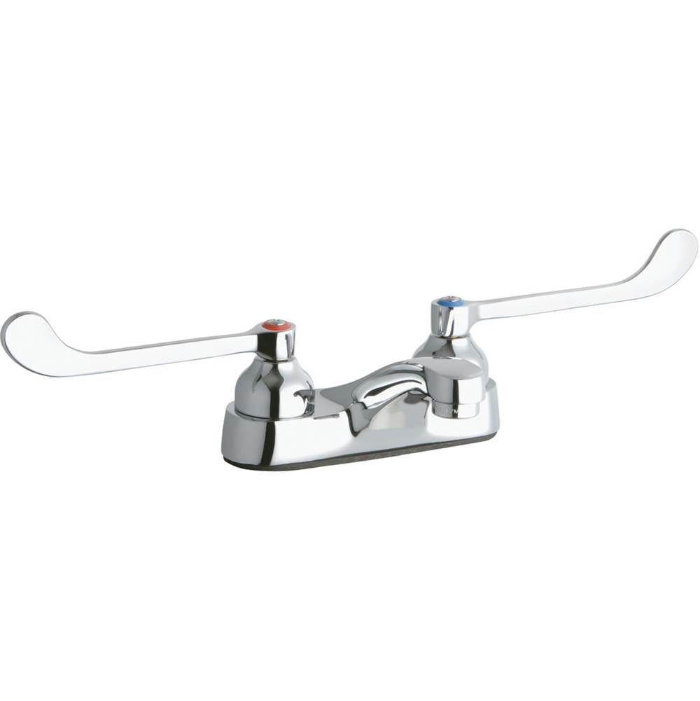 Elkay - DECK MNT 4IN CS, 1PC SPT, 1PC WRIST BLD HNDL, 6IN - Chrome