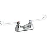 Elkay - DECK MNT 4IN CS, 1PC SPT, 1PC WRIST BLD HNDL, 6IN - Chrome
