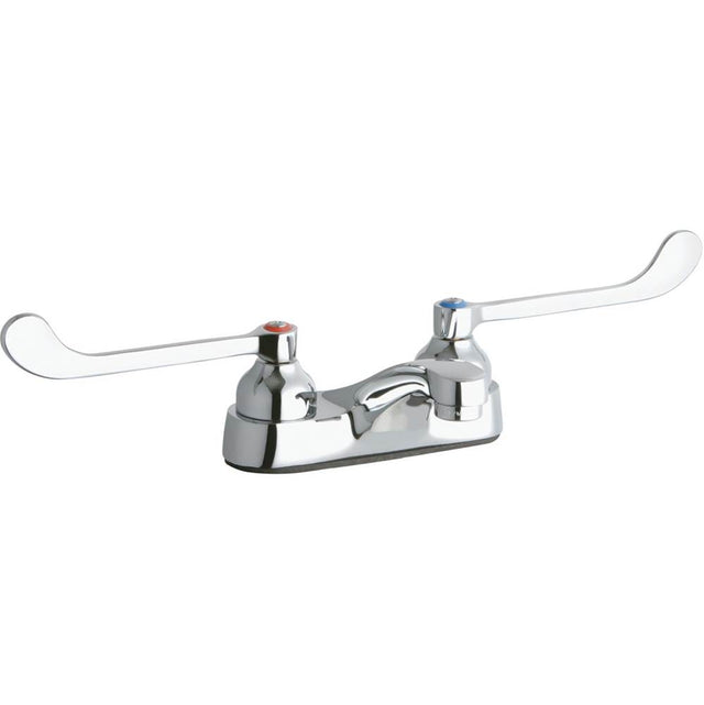 Elkay - DECK MNT 4IN CS, 1PC SPT, 1PC WRIST BLD HNDL, 6IN - Chrome