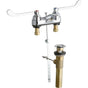 Elkay - DECK MNT 4IN CS, 1PC SPT, 1PC WRIST BLD HNDL, 6IN - Chrome