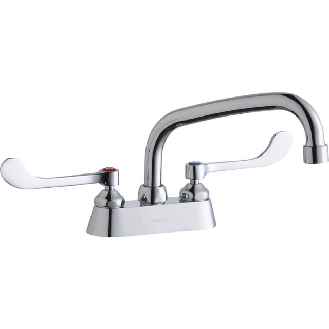 Elkay - DECK MNT 4IN, CS, AT 8IN SPT, 1PC WRIST BLD HNDL, 6IN - Chrome