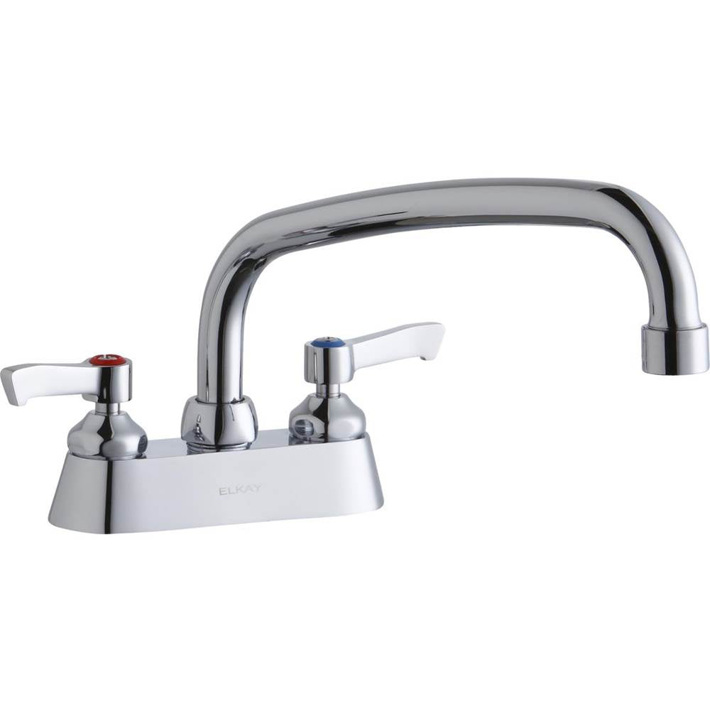 Elkay - DECK MNT 4IN, CS, AT 10IN SPT, LVR HNDL, 2IN - Chrome