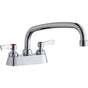 Elkay - DECK MNT 4IN, CS, AT 10IN SPT, LVR HNDL, 2IN - Chrome