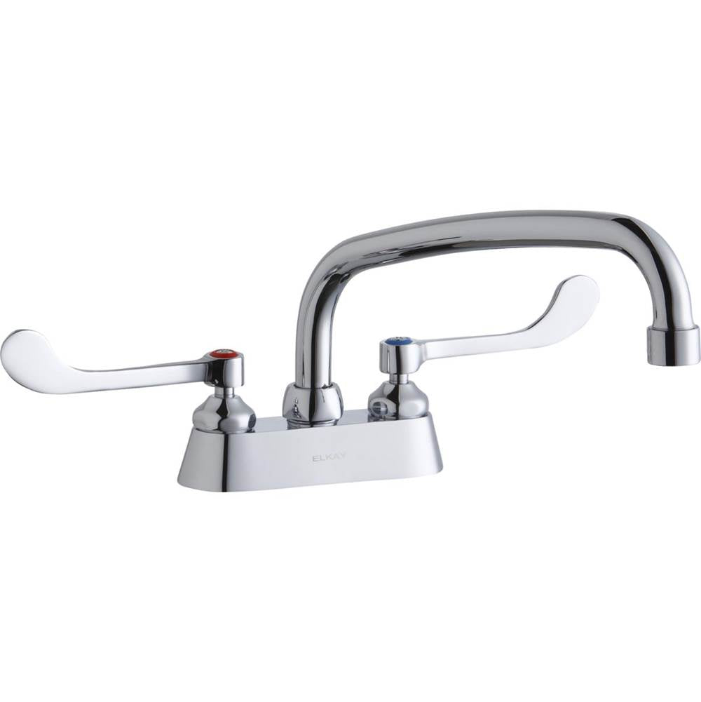 Elkay - DECK MNT 4IN, CS, AT 10IN SPT, 1PC WRIST BLD HNDL, 6IN - Chrome