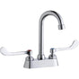 Elkay - DECK MNT 4IN, CS, GN 4IN SPT, 1PC WRIST BLD HNDL, 6IN - Chrome