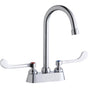 Elkay - DECK MNT 4IN, CS, GN 5IN SPT, 1PC WRIST BLD HNDL, 6IN - Chrome