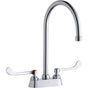 Elkay - DECK MNT 4IN, CS, GN 8IN SPT, 1PC WRIST BLD HNDL, 6IN - Chrome