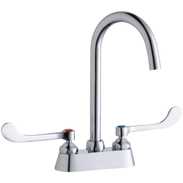Elkay - DECK MNT 4IN, CS, GN 5IN SPT, 1PC WRIST BLD HNDL, 6IN - Chrome