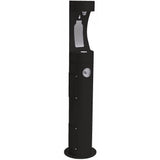 Elkay - Outdoor ezH2O Bottle Filling Station Pedestal, Non-Filtered Non-Refrigerated Freeze Resistant Black - Black