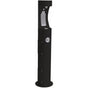 Elkay - Outdoor ezH2O Bottle Filling Station Pedestal, Non-Filtered Non-Refrigerated Freeze Resistant Black - Black