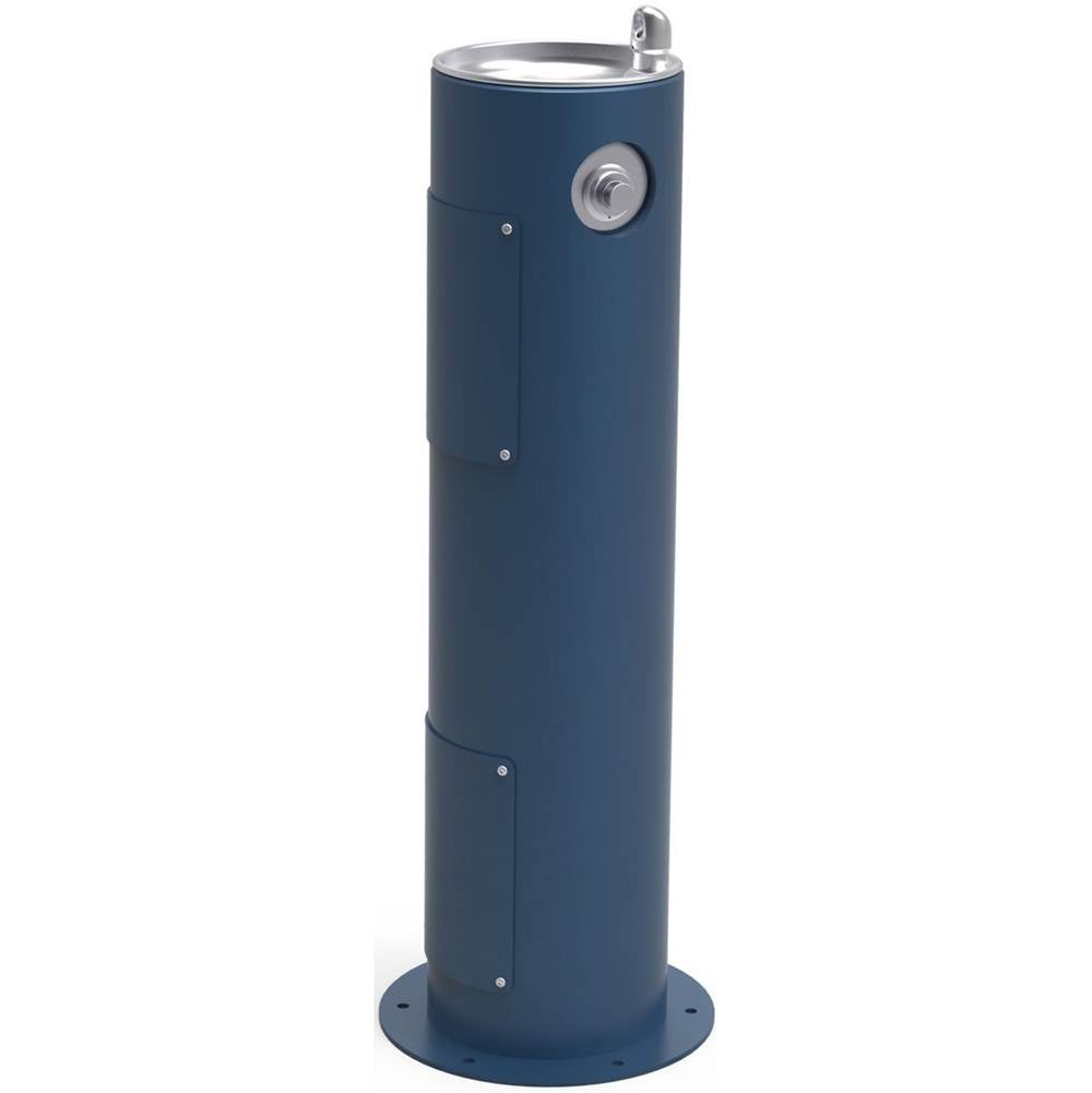 Elkay - Outdoor Fountain Pedestal Non-Filtered, Non-Refrigerated Freeze Resistant Blue - Blue