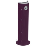 Elkay - Halsey Taylor Endura II Tubular Outdoor Fountain, Pedestal Non-Filtered Non-Refrigerated Freeze Resistant, Purple - Purple