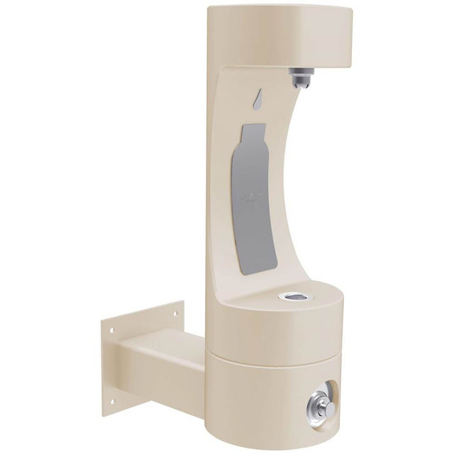 Elkay - Halsey Taylor Endura II Outdoor HydroBoost Bottle Filling Station, Wall Mount Non-Filtered Non-Refrigerated FR, Beige - Beige