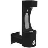 Elkay - Outdoor ezH2O Single Arm Bottle Filling Station Wall Mount, Non-Filtered Non-Refrigerated Freeze Resistant Black - Black