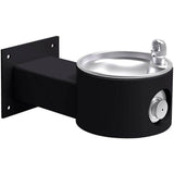Elkay - Outdoor Fountain Wall Mount, Non-Filtered Non-Refrigerated, Black - Black