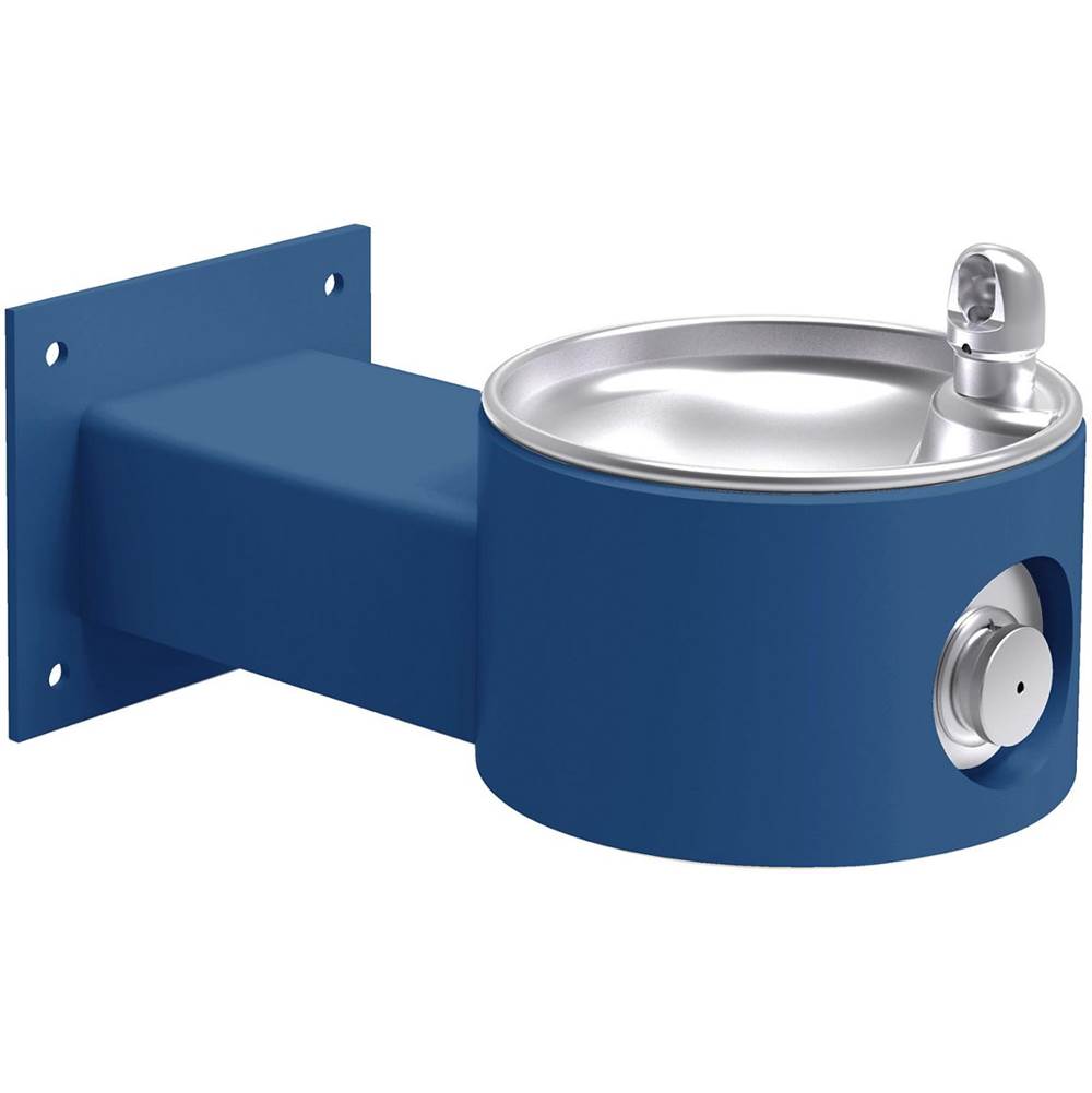 Elkay - Outdoor Fountain Wall Mount, Non-Filtered Non-Refrigerated, Blue - Blue