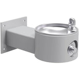 Elkay - Halsey Taylor Endura II Tubular Outdoor Fountain, Wall Mount Non-Filtered Non-Refrigerated Freeze Resistant, Gray - Gray