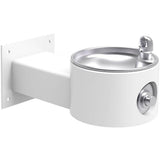 Elkay - Halsey Taylor Endura II Tubular Outdoor Fountain, Wall Mount Non-Filtered Non-Refrigerated Freeze Resistant, White - White