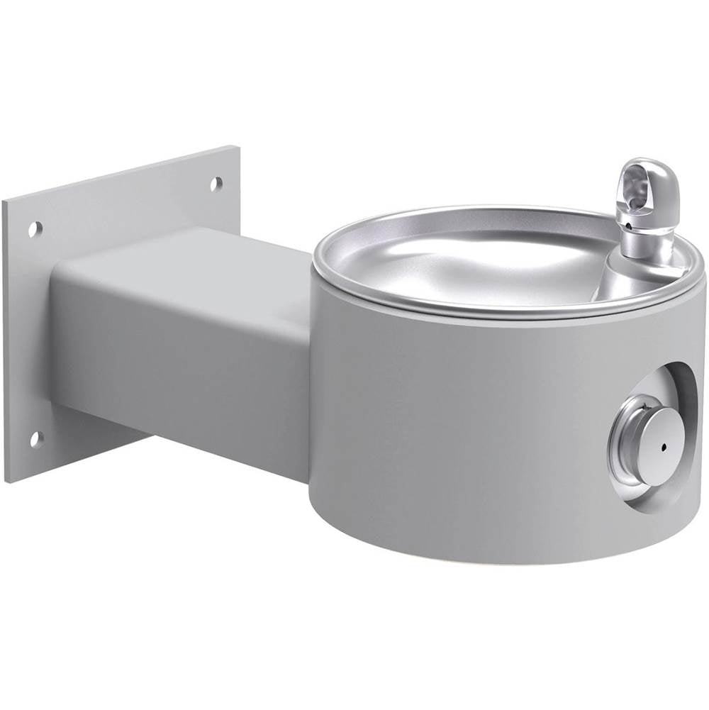 Elkay - Outdoor Fountain Wall Mount, Non-Filtered Non-Refrigerated, Gray - Gray