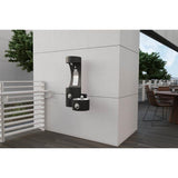 Outdoor ezH2O Bottle Filling Station Wall Mount, with Single Fountain Non-Filtered Non-Refrigerated, Black