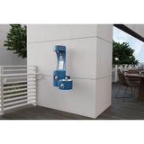 Outdoor ezH2O Bottle Filling Station Wall Mount, with Single Fountain Non-Filtered Non-Refrigerated, Black